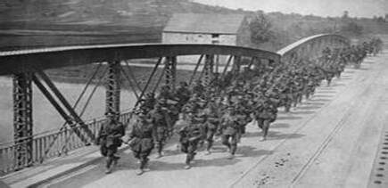 士兵過橋發生共振