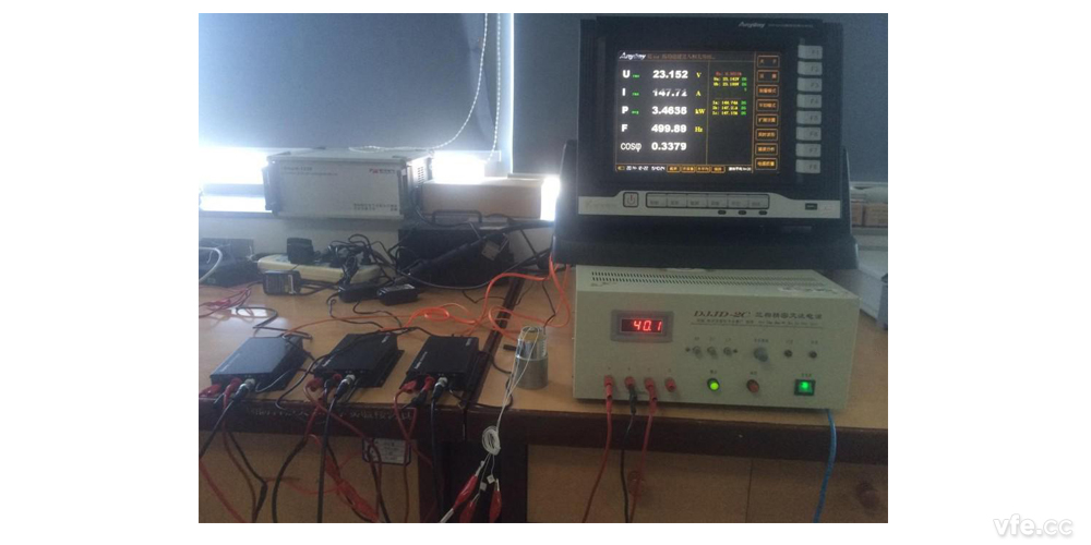 測試現場實物照片