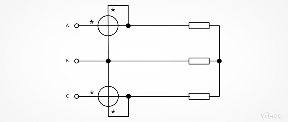 二瓦計法的測量原理