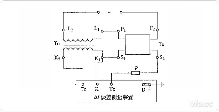 差值法原理測量非傳統電流互感器電流輸出誤差線路