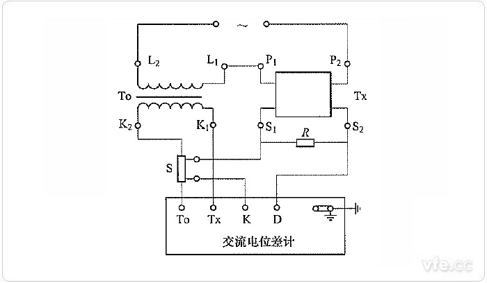 差值法原理測量非傳統電流互感器電壓輸出誤差線路