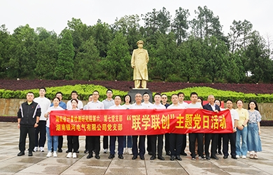 “一月一課一片一實踐”聯(lián)學聯(lián)創(chuàng)——銀河電氣主題黨日活動